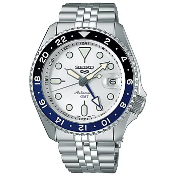 5 Sports GMT Automatic herreklokke i stål