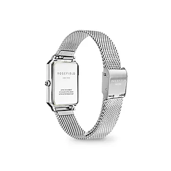 Bilde nummer 4 av Rosefield, The Octagon XS dameklokke i stål med meshlenke