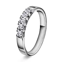 Sonja alliansering i 585 hvitt gull med 0,35 ct TWVS