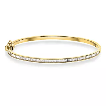 Pan Jewelry, Armring i 585 gult gull med zirkonia