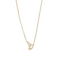 Kitty smykke i forgylt messing