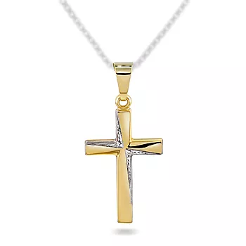 Pan Jewelry, Anheng i 585 gult gull med kors