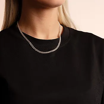 Bilde nummer 2 av Liddy kjede i forgylt messing