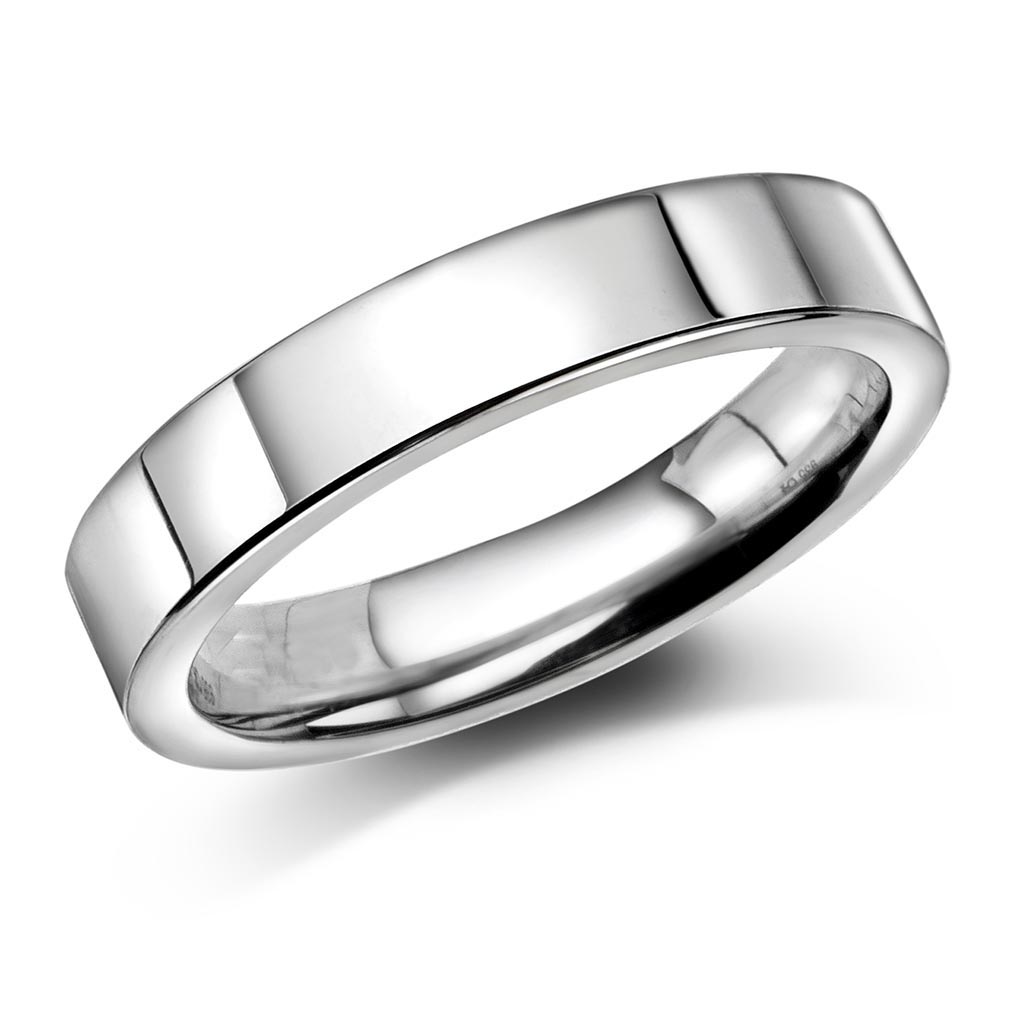 Giftering i 925 sølv | 4 mm bredde