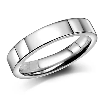Giftering i 925 sølv | 4 mm bredde