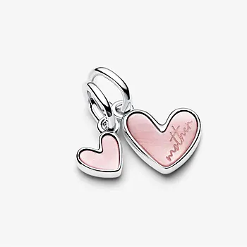 Bilde nummer 4 av Pandora Moments, Charms i 925  sølv med delbar mor/datter charms