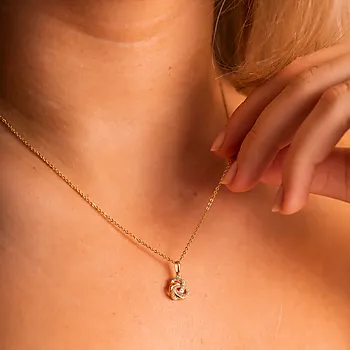 Bilde nummer 3 av Pan Jewelry, Anheng i 585 gult gull med zirkonia