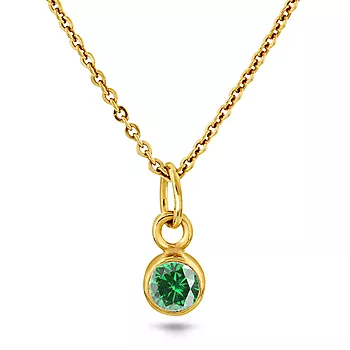 Pan Jewelry, Anheng i 925 forgylt sølv med zirkonia