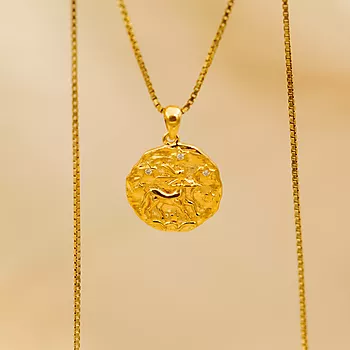 Bilde nummer 3 av Pan Jewelry, Smykke i 925 forgylt sølv med zirkonia og Skytten