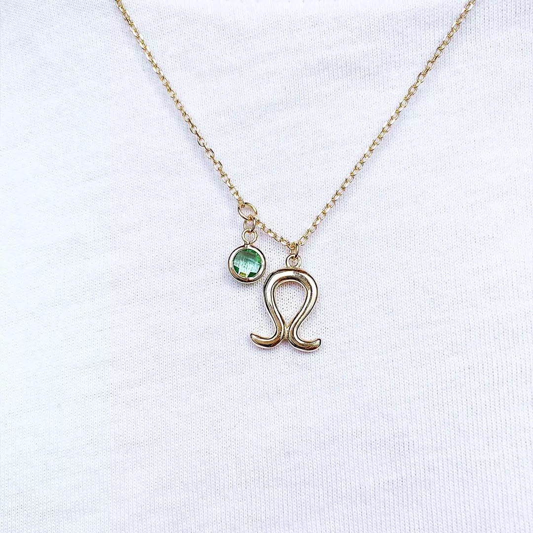 Bilde nummer 3 av Pan Jewelry, Smykke i forgylt 925 sølv med zirkonia og horoskop Løven