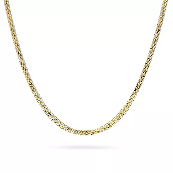 Pan Jewelry, Kjede i 585 to-farget gull, 45 cm