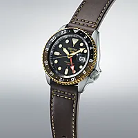 Bilde nummer 2 av 5 Sports Automatic herreklokke med brun skinnrem