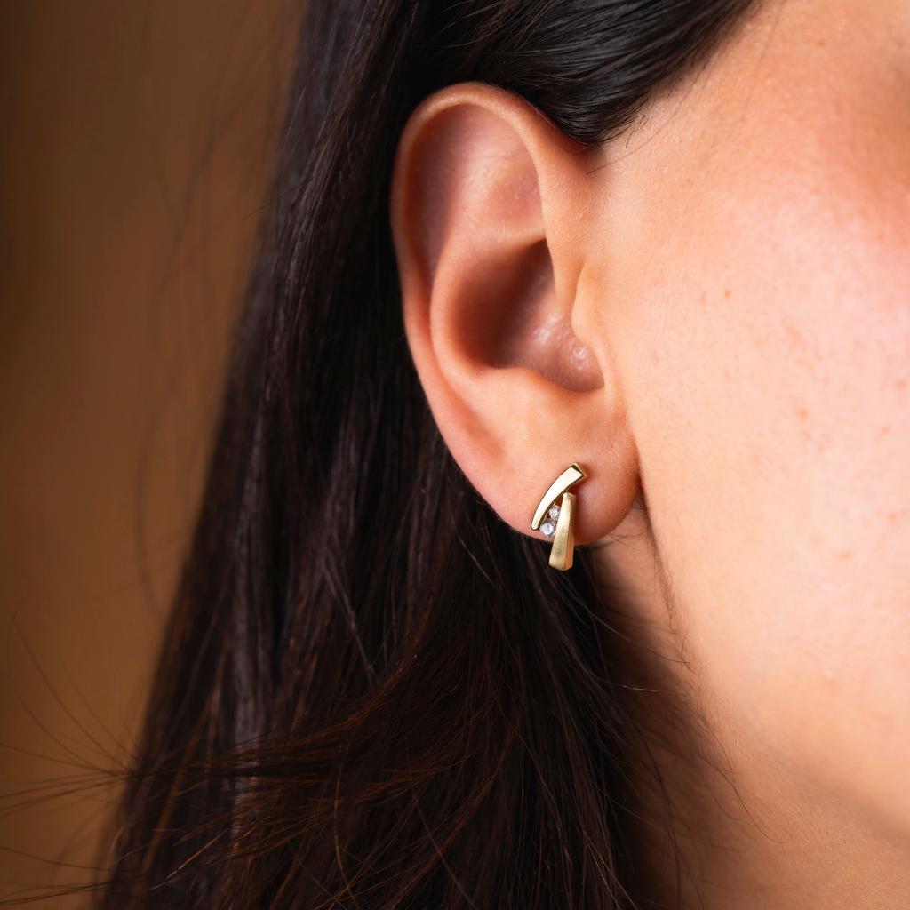 Bilde nummer 3 av Pan Jewelry, Smykkesett i forgylt 925 sølv med zirkonia