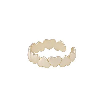 Bilde nummer 2 av Lovely ring i forgylt messing med hjerter