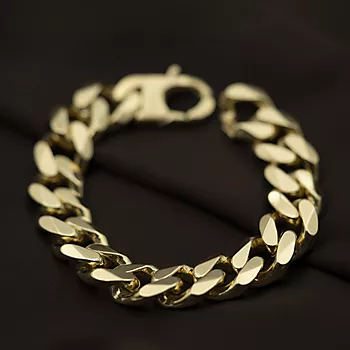 Bilde nummer 2 av Panser armbånd i forgylt sølv, 21 cm