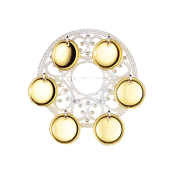 Bilde nummer 2 av Sølje Aust-Agder i 830 hvitt og forgylt sølv