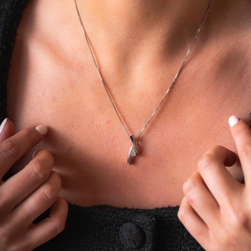Bilde nummer 4 av Pan Jewelry, Smykkesett i 925 sølv med zirkonia
