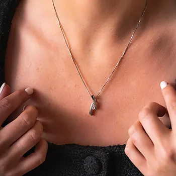 Bilde nummer 4 av Pan Jewelry, Smykkesett i 925 sølv med zirkonia