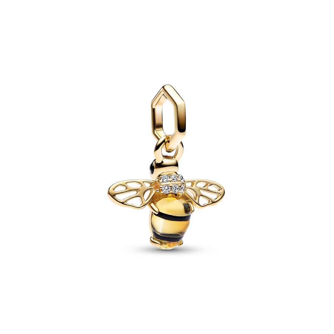 Pandora Moments, Charms i 925 forgylt sølv med bie