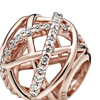 Bilde nummer 2 av Pandora Moments, Charm i 925 rosèforgylt  sølv med zirkonia