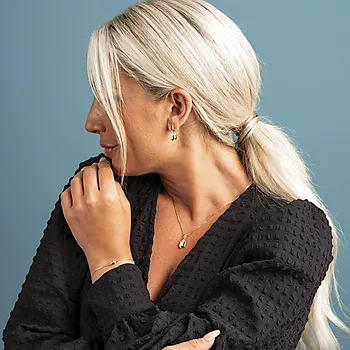 Bilde nummer 2 av Pan Jewelry, Armbånd i forgylt 925 sølv med zirkonia