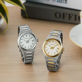 Bilde nummer 4 av Seiko, Conseptual dameklokke i flerfarget stål med lenke
