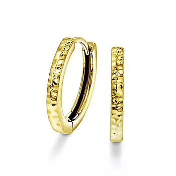 Pan Jewelry, Øreringer i forgylt sølv