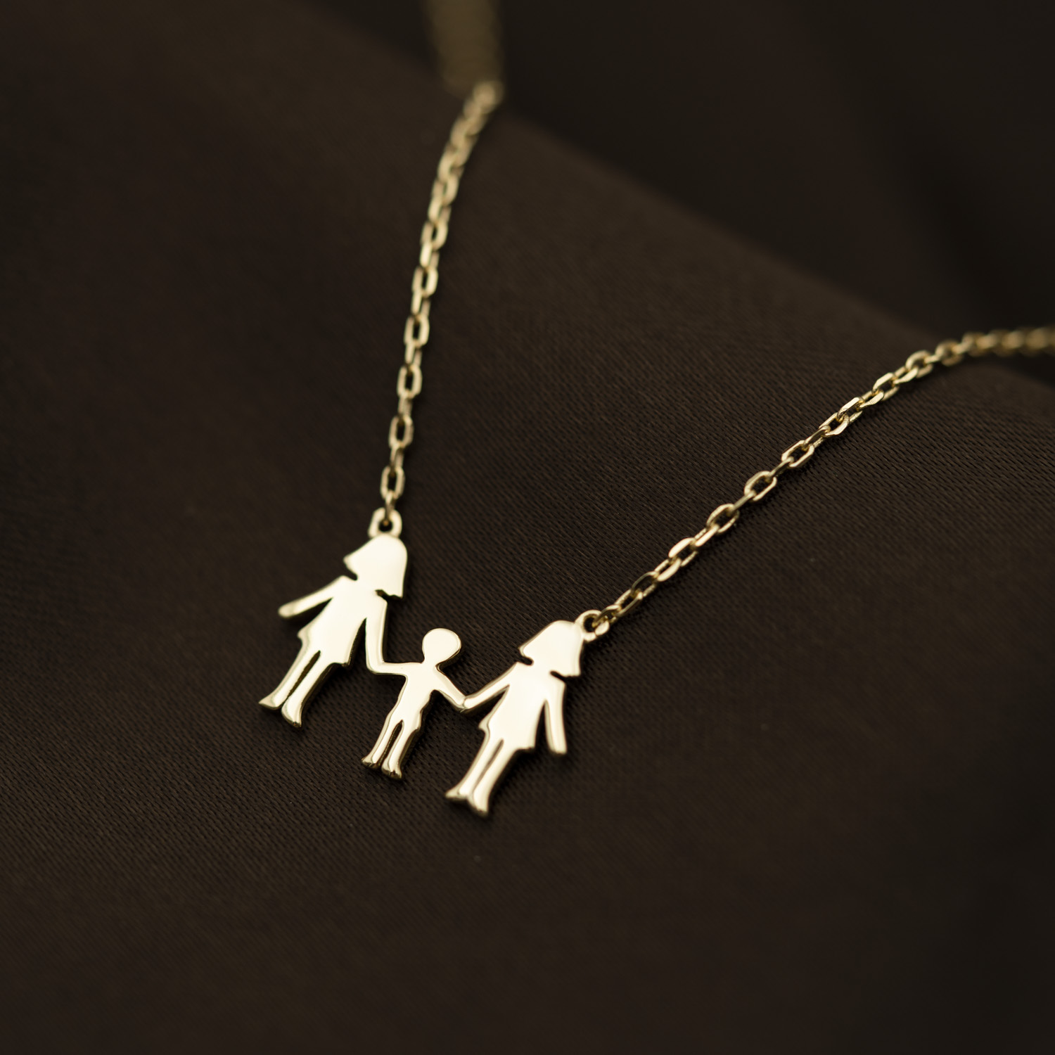Bilde nummer 3 av Pan Jewelry, Familiesmykke med mødre og en sønn, forgylt sølv
