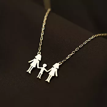 Bilde nummer 3 av Pan Jewelry, Familiesmykke med mødre og en sønn, forgylt sølv