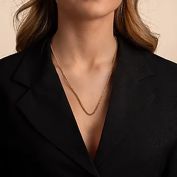 Bilde nummer 2 av Liddy kjede i forgylt messing