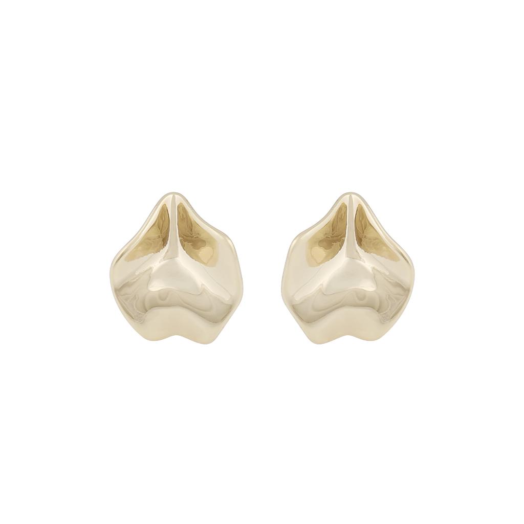 SNÖ Of Sweden Hilma Earrings Plain Gold Onesize