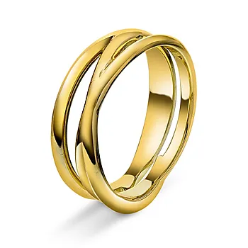 Pan Jewelry, Madrid Magic ring i forgylt 925 sølv