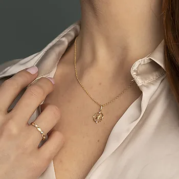 Bilde nummer 2 av Pan Jewelry, Anheng i 585 gult gull med zirkonia