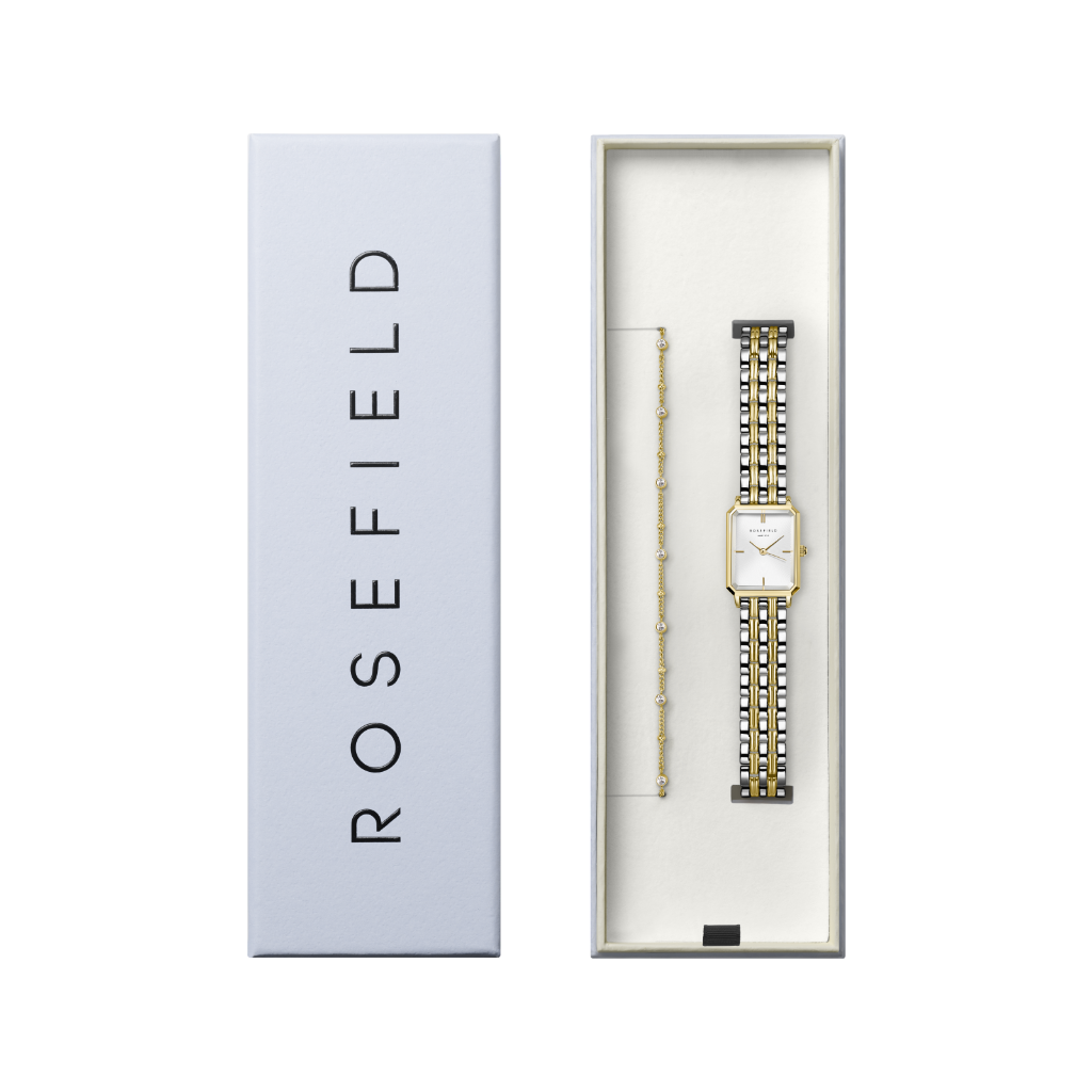 Gavesett med klokke og armbånd