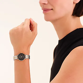 Bilde nummer 2 av The Small Edit dameklokke i flerfarget stål