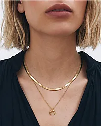 Bilde nummer 2 av Wishbone smykke i forgylt stål, S