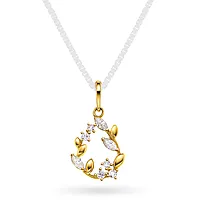 Pan Jewelry, Anheng i 585 gult gull med zirkonia