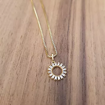 Bilde nummer 3 av Pan Jewelry, Anheng i 585 gult gull med zirkonia