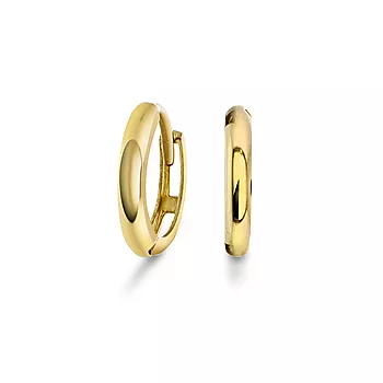Pan Jewelry, Øreringer i 585 gult gull, 11 mm