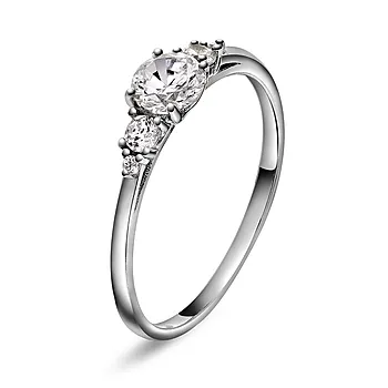 Lumi ring i 925 sølv med zirkonia