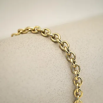 Bilde nummer 2 av Rund anker armbånd i 925 sølv, 20 cm