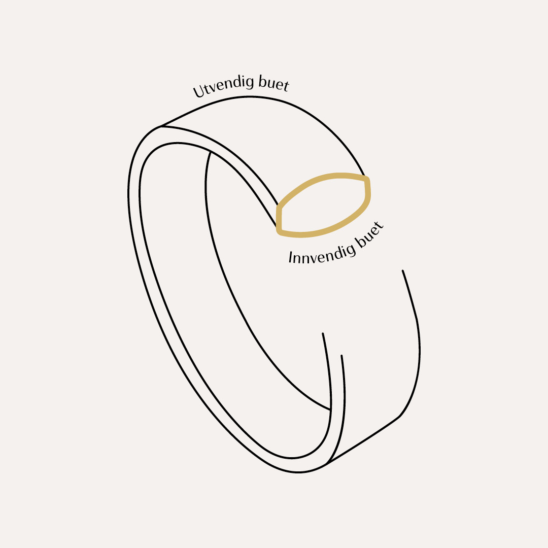 Bilde nummer 4 av Giftering i 585 gult gull med diamanter 0,18 CT | 5 mm bredde