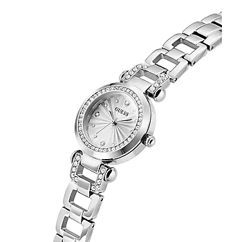 Bilde nummer 3 av Guess, Bejeweled dameklokke med stållenke og zirkonia