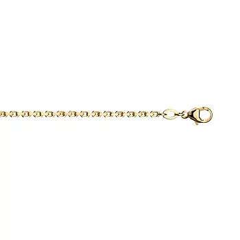 Pan Jewelry, Ankerkjede i 925 double 2,1 mm, 45-50 cm