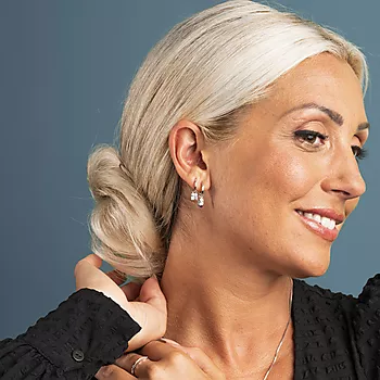 Bilde nummer 2 av Pan Jewelry, Øreringer i 925 sølv med zirkonia