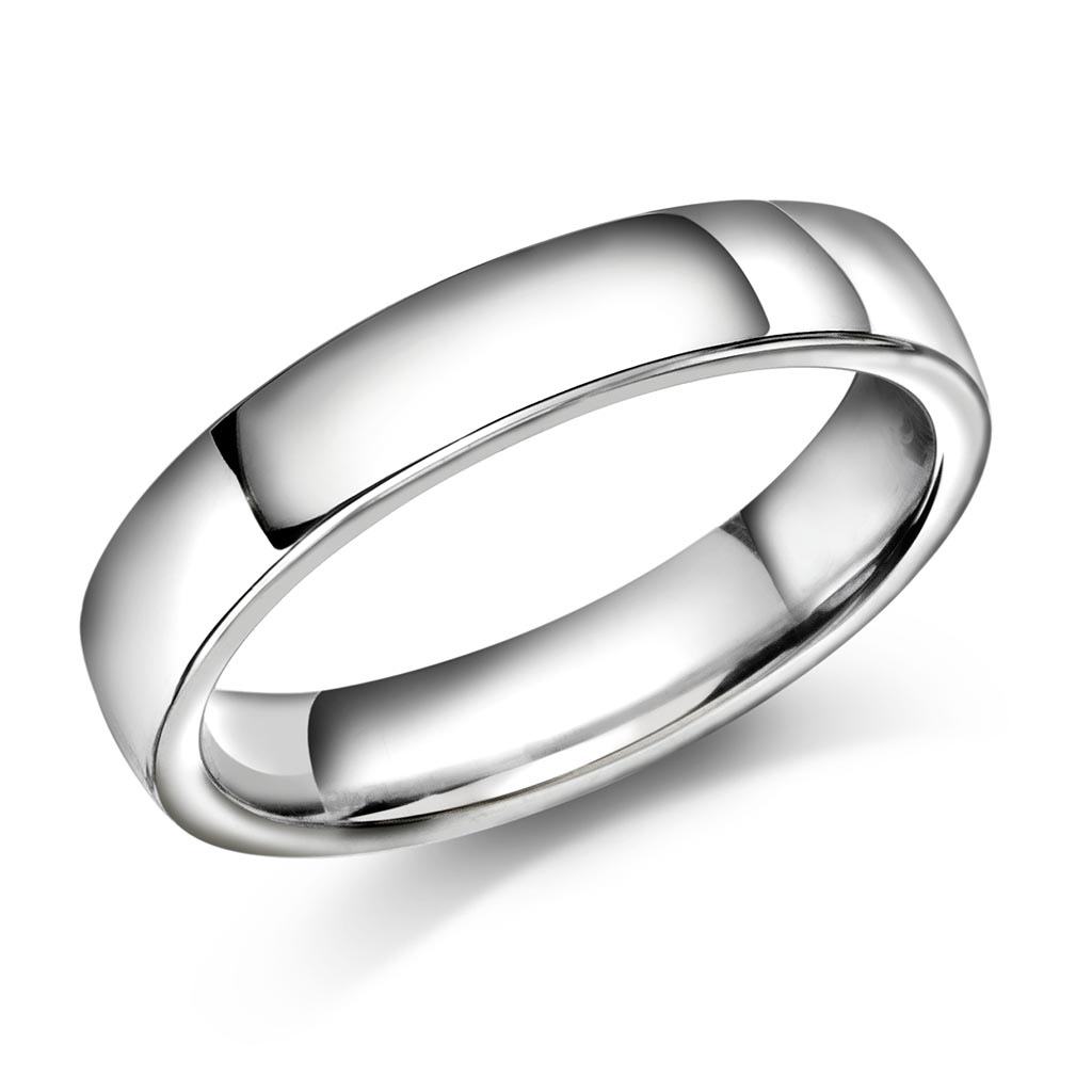 Giftering i 925 sølv | 4 mm bredde