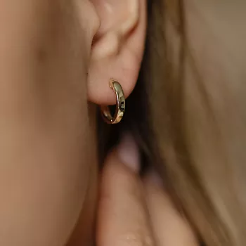 Bilde nummer 4 av Pan Jewelry, Øreringer i 925 forgylt sølv