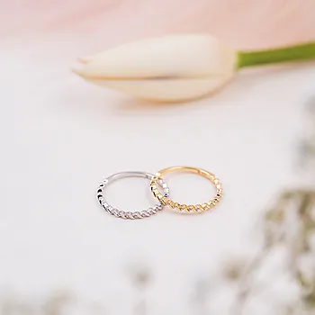 Bilde nummer 3 av Lyslinje ring i 925 sølv