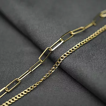 Bilde nummer 3 av Pan Jewelry, Armbånd i forgylt 925 sølv 21 cm