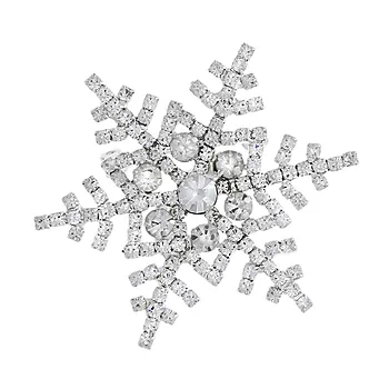 Brosje med snøstjerne